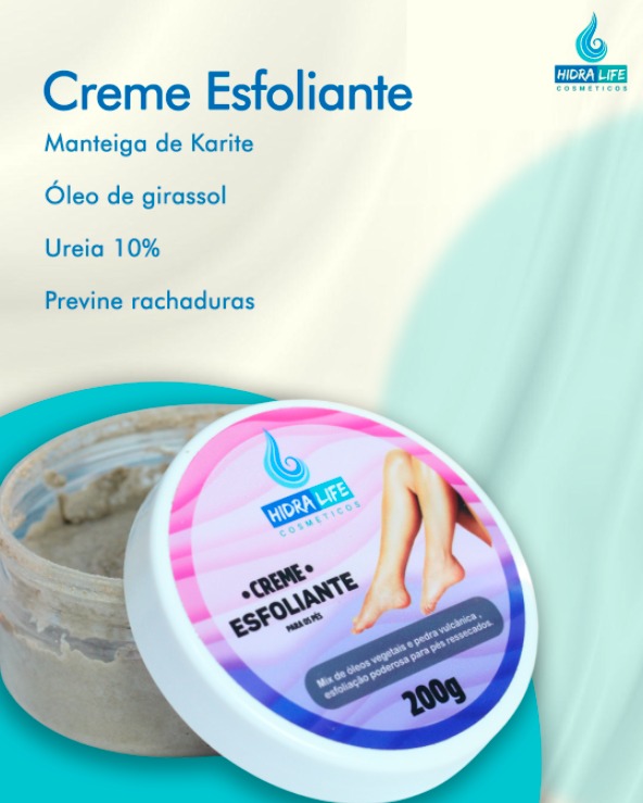Creme Esfoliante para os Pés